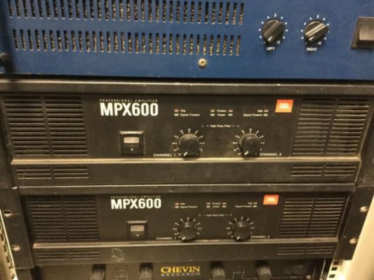 Etapa Potencia JBL MPX600 (2 unidades)