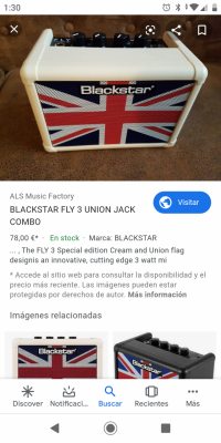Blackstar fly 3 Union Jack fuente alimentación cable spectraflex más.....