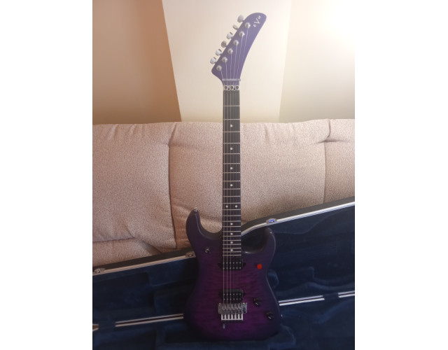 EVH 5150 Series Deluxe QM Purple Daze Made in Mexico con Estuche Duro