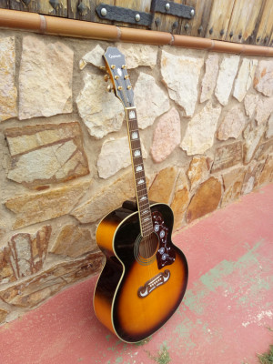 guitarra acustica epiphone ej 200