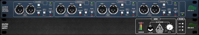 4 Previos Mic / Line y Splitter BSS ( London)