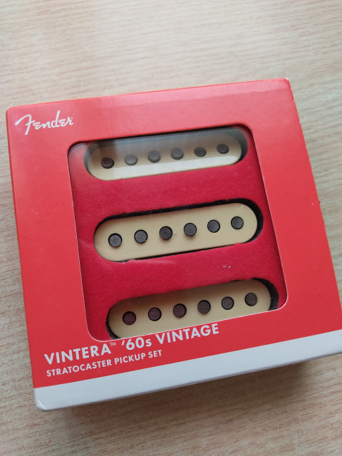 Pastillas fender Vintera 60 stratocaster