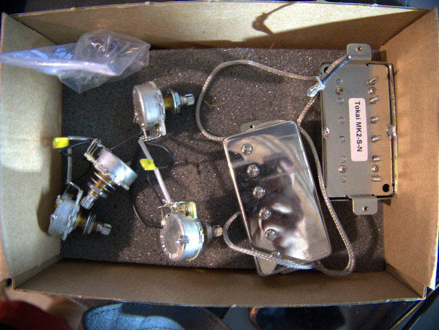 humbuckers y electronica de tokai japonesa