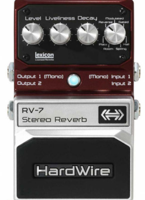 Digitech Hardwire RV-7 Stereo Reverb Lexicon