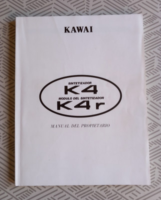 Manual Kawai K4/K4R