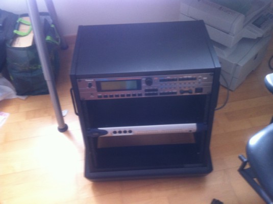 Mueble Rack con ruedas ARgosy 10u Negro