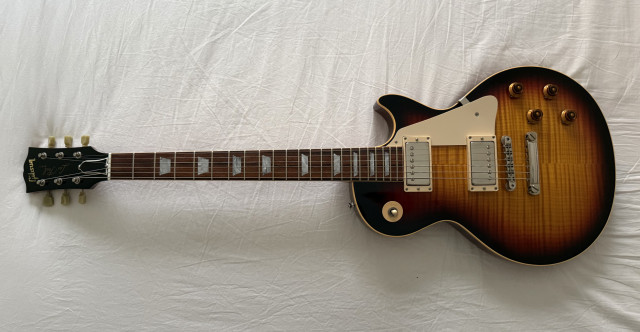 Gibson Les Paul R8 Historic Reissue 1958 Custom Shop Flametop Triburst 2002