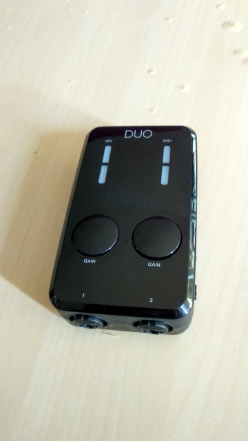 Irig pro duo, interface/tarjeta de sonido multicanal