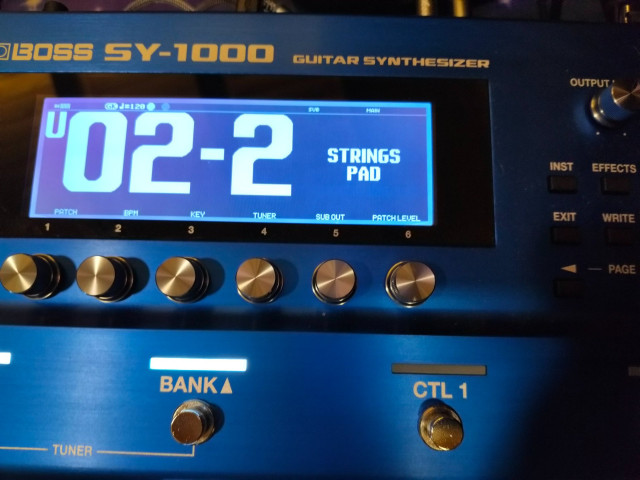 BOSS SY-1000 sintetizador guitarra (factura en garantía)