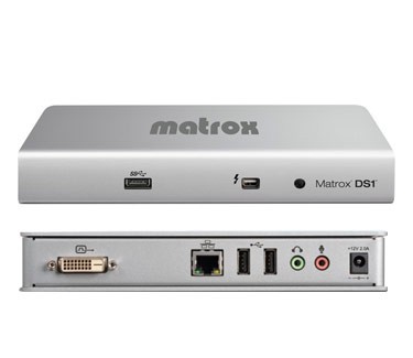 Dock Thunderbolt Matrox DS1/DVI nuevo a estrenar