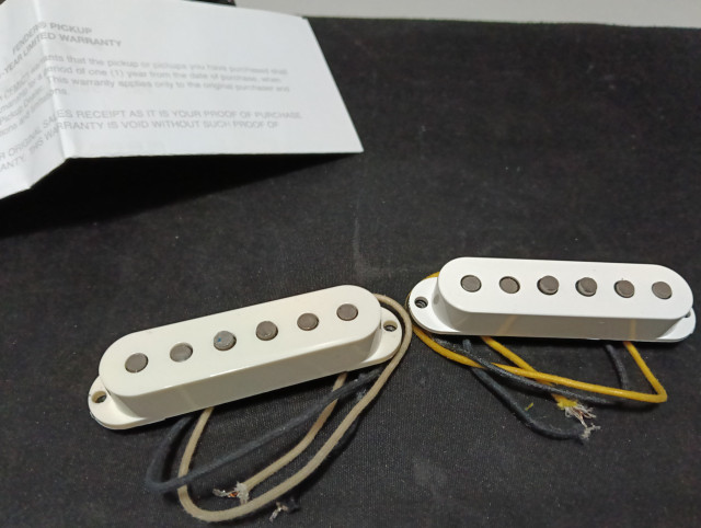 Vendo pastillas Fender Custom Shop FAT 50 (Neck y Middle)