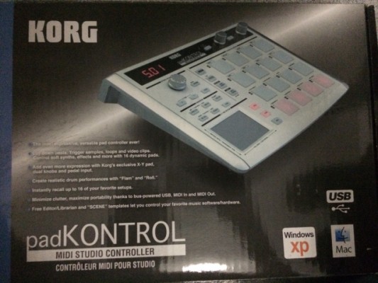 Controlador Korg PadKontrol MIDI kontrol pad controller mpc nuevo sin uso!