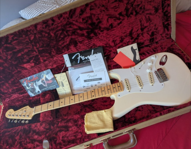 Pastilla puente Stratocaster Fender Pure Vintage 56