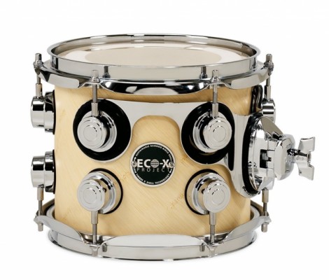 COMPRO  DW Drums Eco-X Tom Drum, 7x8, Natural Bamboo Finish