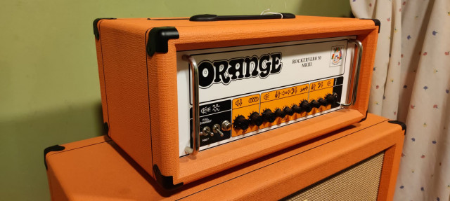 O vendo Orange Rockerverb MKIII 50 H + Pantalla 2x12 Orange ppc + Thon Case Naranja