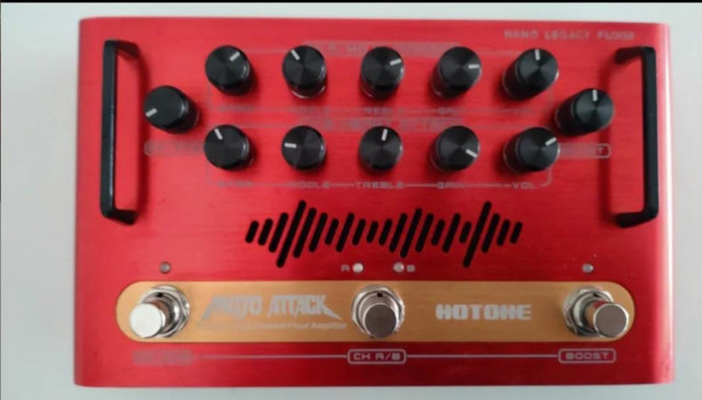 hotone mojo attack pedal amplificador
