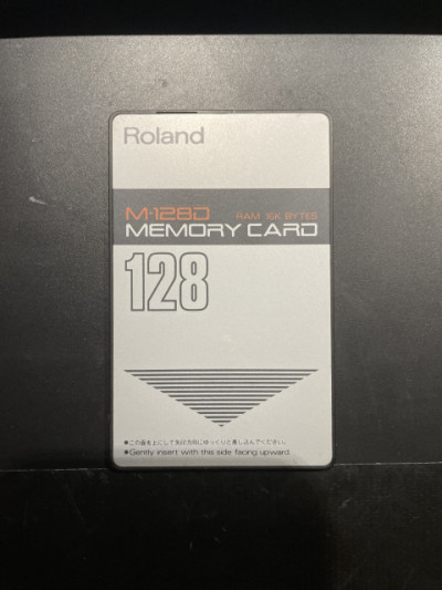 Roland M-128D Memory Card
