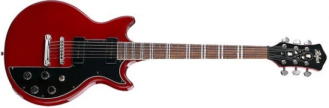 Guitarra Hofner CT Series Colorama II P90 color rojo