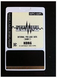 KORG WAVESTATION tarjeta de memoria WPC-00PI Bank1 ROM CARD