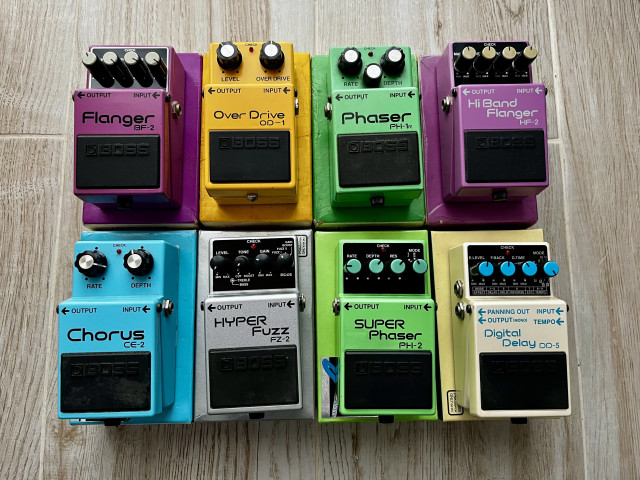 Vendo colección vintage pedales BOSS