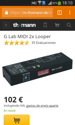 Compro G Lab MIDI 2x Looper