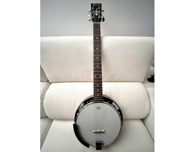 Banjo-Guitar (6 Cuerdas) con Estuche Rígido