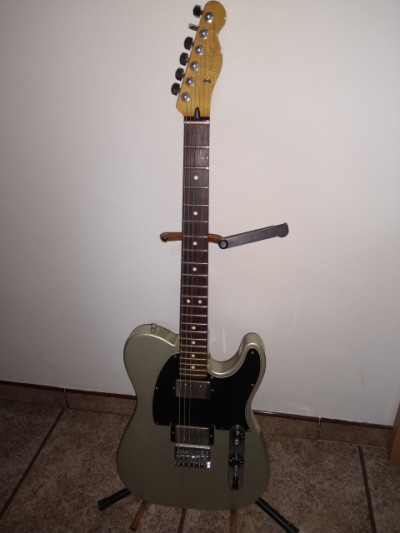 Fender Telecaster Blacktop HH Silver Mexico