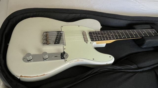 DLD Telecaster Olympic White Relic