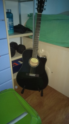 Guitarra Electroacústica Fender CD-60CE BLK