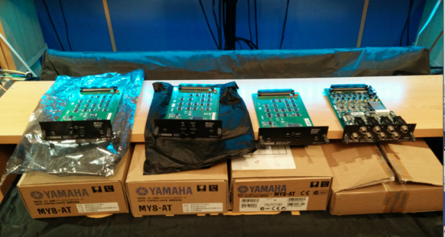 Se venden tarjetas de sonido Yamaha ADAT y Analógica