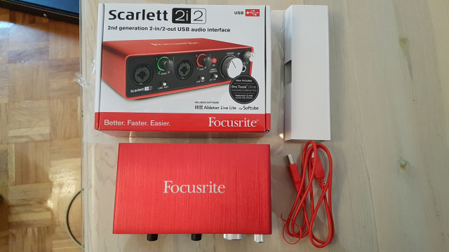 Focusrite Scarlett 212 2nd generation