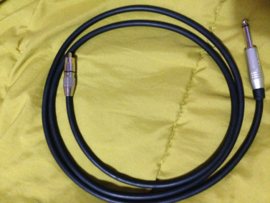 2 cables Amphenol 1.5m jack-RCA gama profesional a estrenar