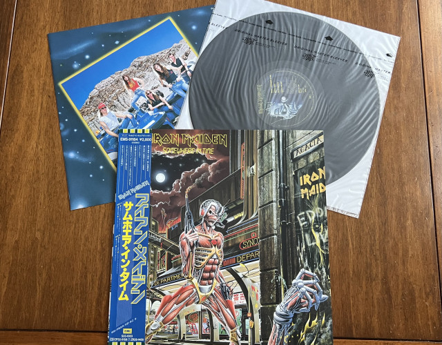 Iron Maiden Somewhere in Time JAPAN LP