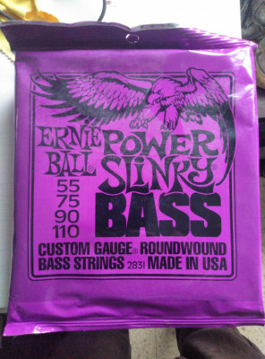Juego de bajo de 4 cuerdas Ernie Ball Power Slinky