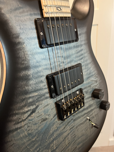 PRS Dustie Waring CE24 Hardtail Faded Blue Burst Limited Edition