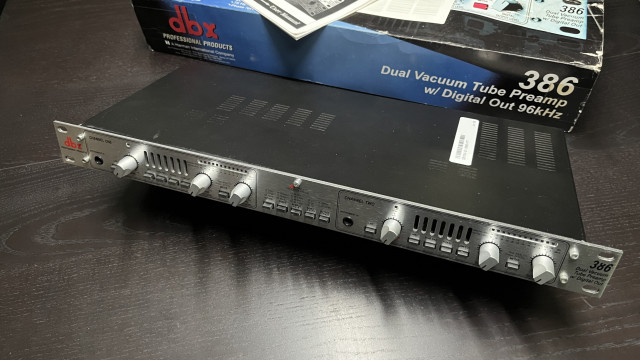 Previo dual a válvulas dbx 386 (leer bién)