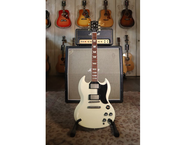 Gibson sg custom shop classic white vos