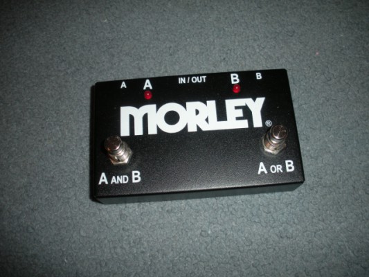 PEDAL SLECTOR MORLEY SWITCH A and B - A or B