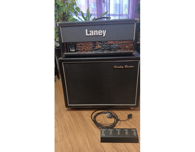 AMPLIFICADOR LANEY TT50H - Pantalla HARLEY BENTON Altavoces G12-75