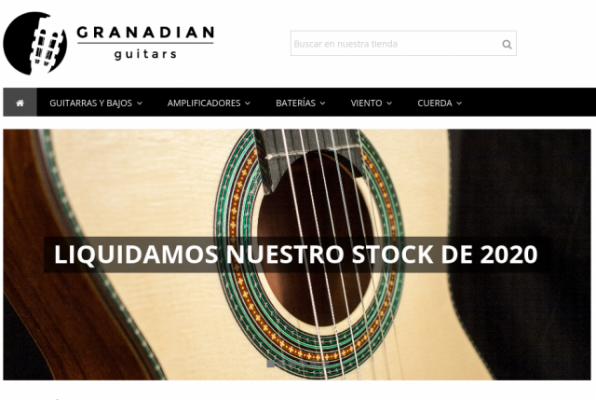 Liquidación de stock granadianguitars.com