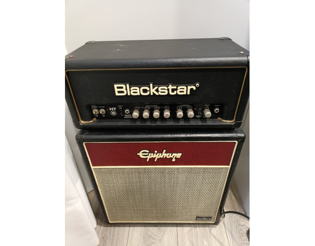 Blackstar HT5 + Pantalla Epiphone con Eminence 12