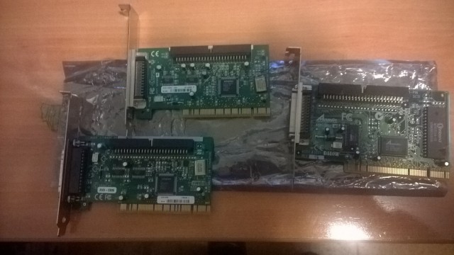 Seis tarjetas SCSI Pci, 10€ unidad