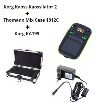 Korg Kaossilator 2 + flightcase + fuente alimentación