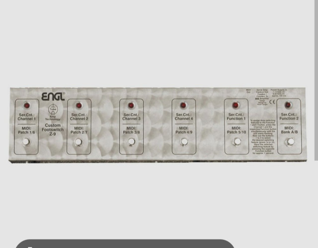 Pedalera MIDI ENGL Z9