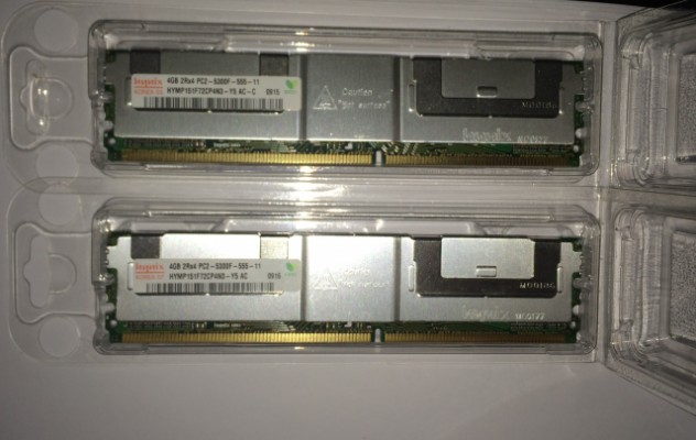 MEMORIA RAM SERVIDOR 8GB DDR2 PC2 5300F (4GB x2) Mac Pro 1.1 2.1 3.1