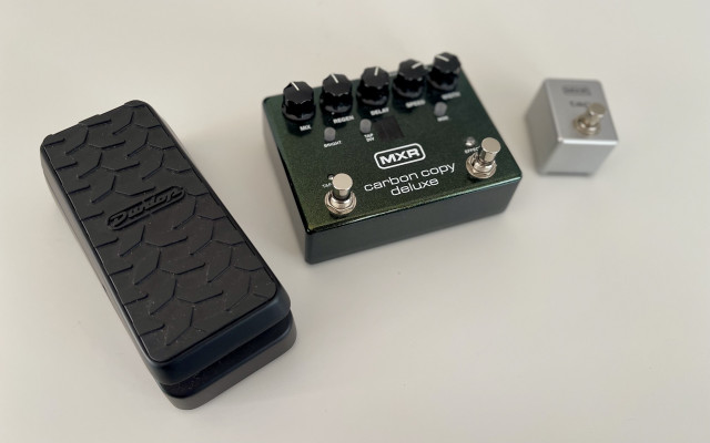 MXR Carbon Copy Deluxe + Tap Tempo + Pedal Expresión X mini