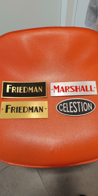 Logos Marshall, Friedman y Celestion