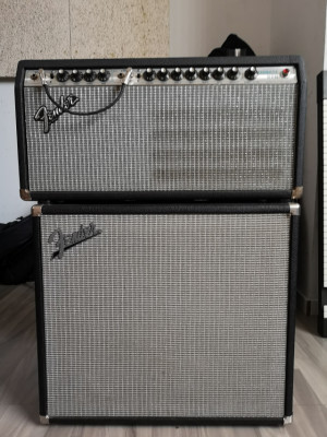 Fender Bandmaster Reverb + pantalla Fender Vibro King