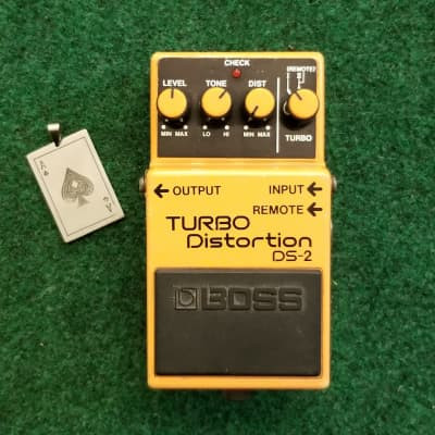 1988 MIJ Boss DS-2 Turbo Distortion pedal distorsión. Japones, silver label. Sonido chili Peppers 90,s, Prince, Cobain.