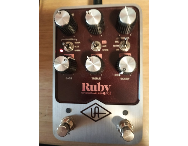 Pedal UNIVERSAL AUDIO RUBY TOP BOOST AMPLIFIER 63